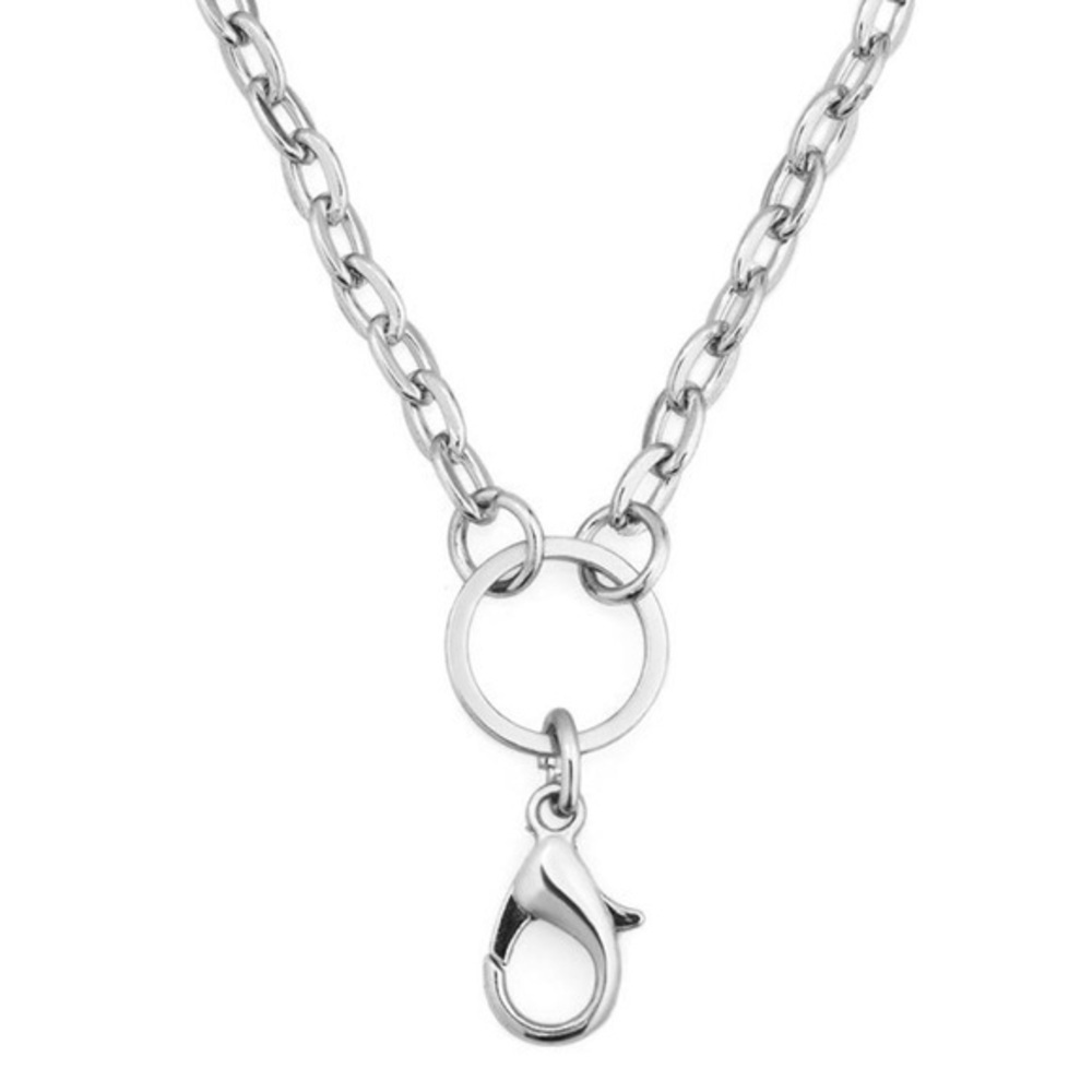 CharmSStory 28 inch Rolo Chain Necklace for Floating Charm Locket